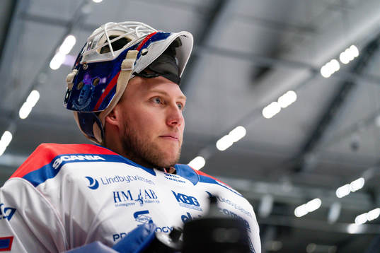 Oskarshamns målvakt Emil Kruse