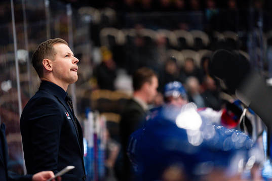 Oskarshamns tränare Martin Filander deppar