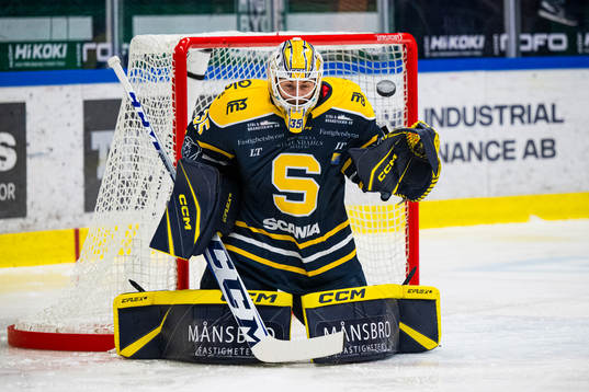 Södertäljes målvakt Tomas Sholl