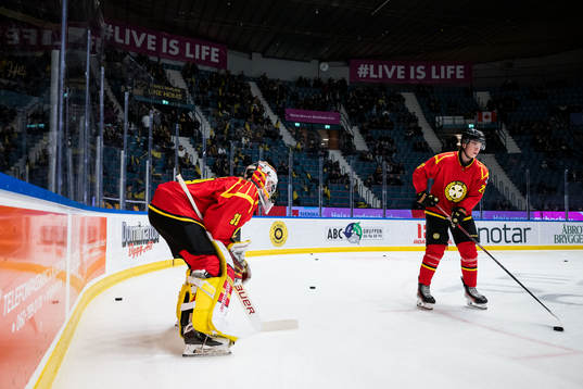 Brynäs målvakt Damian Clara