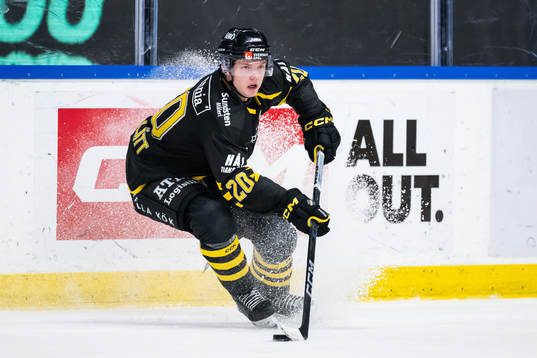 AIKs <a20under ishockeymatchen i Hockeyallsvenskan mellan