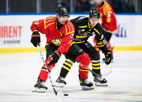 Brynäs Anton Rödin och AIKs Oskar Magnusson