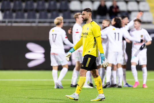 Utsiktens målvakt Elias Hadaya deppar