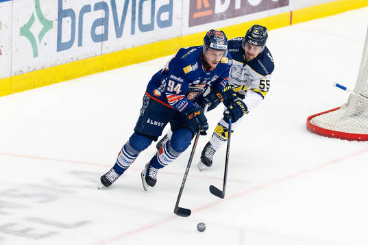 Växjös Joel Persson och HV71s Mikael Seppälä