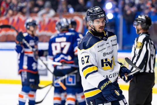 HV71s Oliwer Kaski deppar