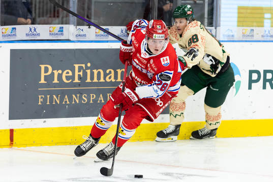 Timrås Simon Forsmark och Frölundas Malte Strömwall