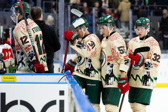 Frölundas Max Friberg, Nicklas Lasu, Max Lindroth och Noah