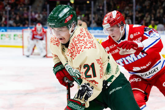 Frölundas Jere Innala och Timrås Simon Forsmark