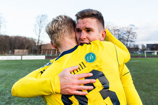 Ängelholms Niklas Svensson jublar