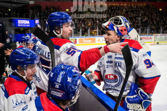 Oskarshamns David Quenneville och Marek Langhamer