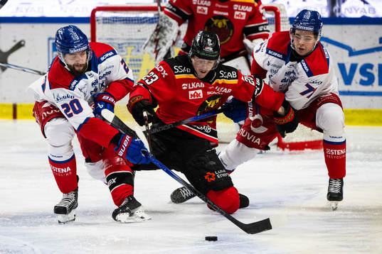 Oskarshamns Hynek Zohorna, Luleås Jesper Sellgren och