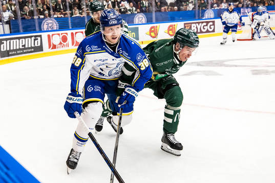 Leksands Olle Alsing och Färjestads Oscar Lawner