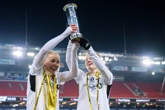 Anna Jøsendal and Mathilde Harviken of Rosenborg