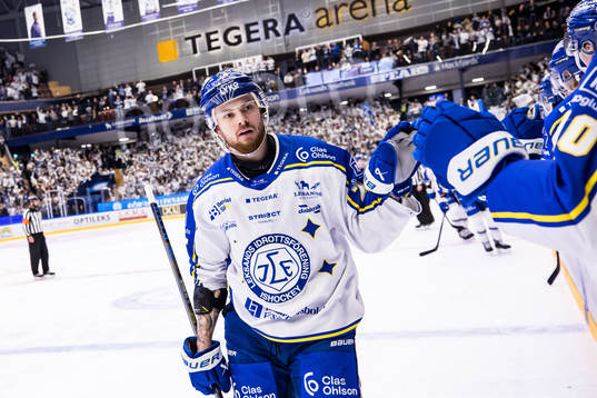 Leksands Lucas Elvenes jublar