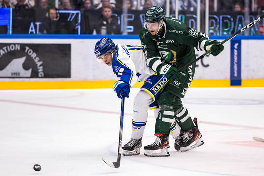 Leksands Felix Unger Sörum och Färjestads Per Åslund