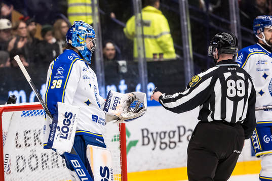 Leksands målvakt Filip Larsson