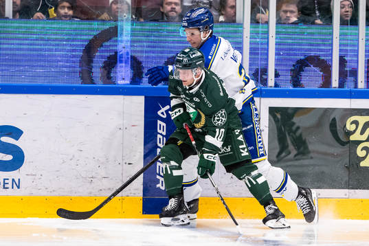Färjestads Marcus Nilsson och Leksands Lukas Vejdemo