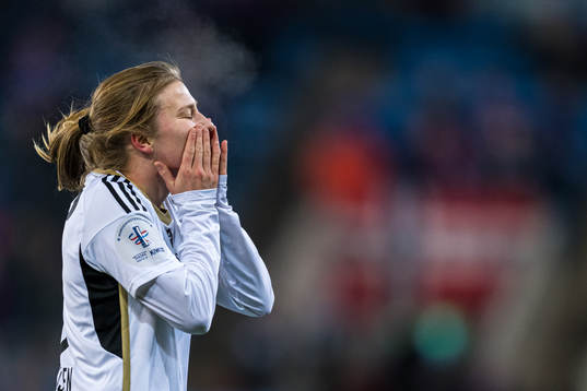 Cesilie Andreassen of Rosenborg celebrates