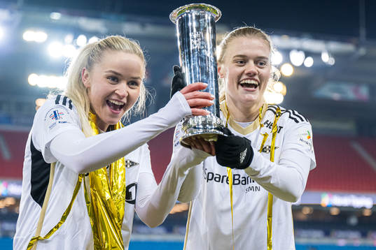 Anna Jøsendal and Mathilde Harviken of Rosenborg