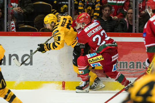Skellefteås Dylan Sikura och MoDos Josh Dickinson