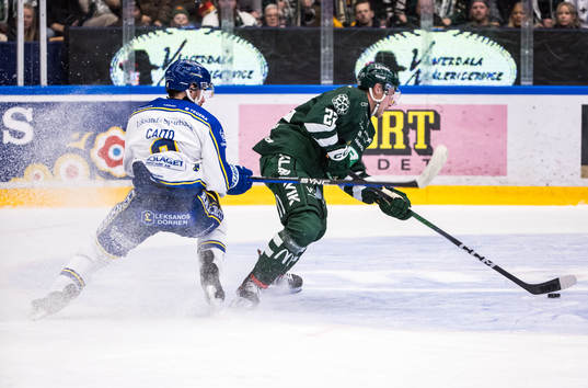 Leksands Matt Caito och Färjestads Per Åslund