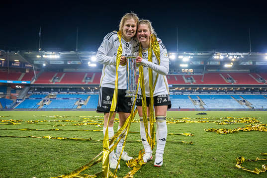 Cesilie Andreassen and Selma Sol Magnusdottir of Rosenborg