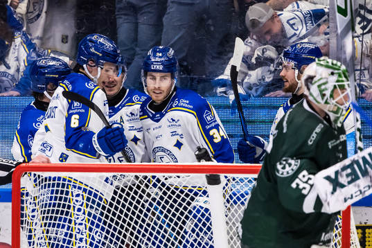 Leksands Marcus Karlberg jublar