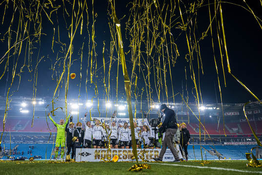 Players of Rosenborg celebrates