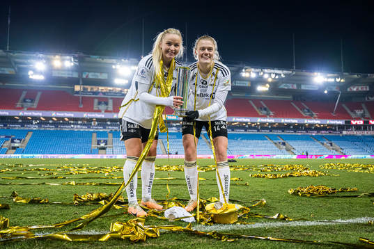 Anna Jøsendal and Mathilde Harviken of Rosenborg