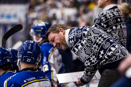 Leksands tränare Charles Berglund
