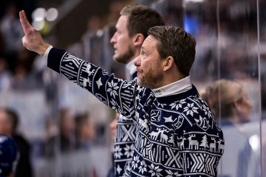 Leksands tränare Charles Berglund