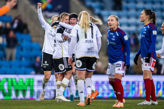 Cesilie Andreassen of Rosenborg celebrates
