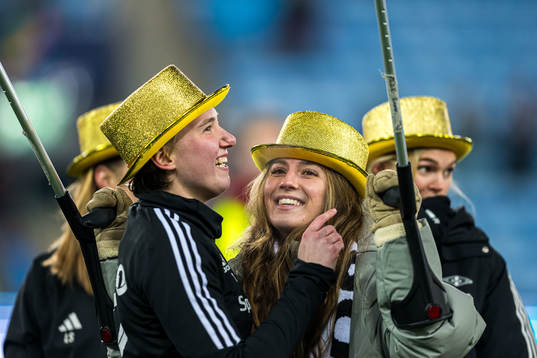 Lene Christensen and Matilde Alsaker Rogde of Rosenborg