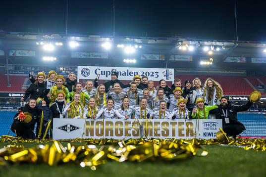 Players of Rosenborg celebrates