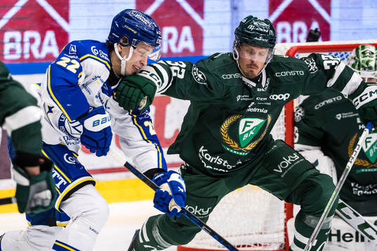 Leksands Lukas Vejdemo och Färjestads Magnus Nygren