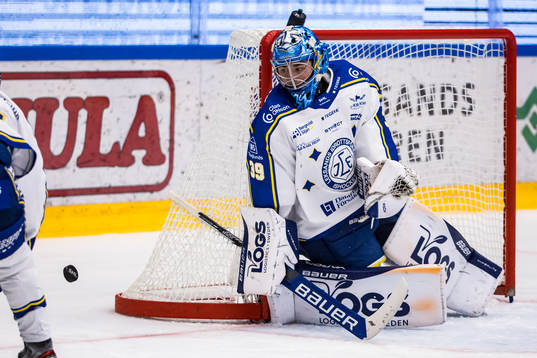 Leksands målvakt Filip Larsson