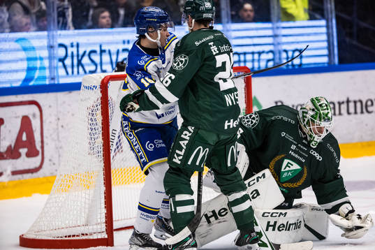 Leksands Felix Unger Sörum och Färjestads Joel Nyström