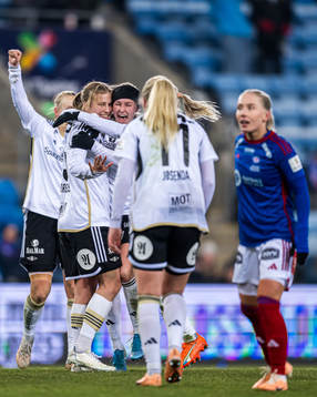Cesilie Andreassen of Rosenborg celebrates