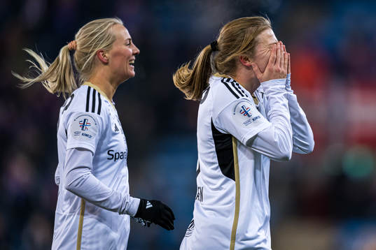Cesilie Andreassen of Rosenborg celebrates