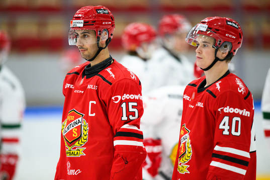 Almtunas Marcus Karlström och Valdemar Johansson