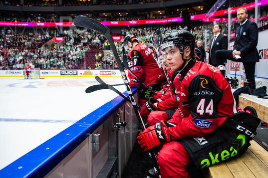 Malmö Redhawks Filip Sitar deppar