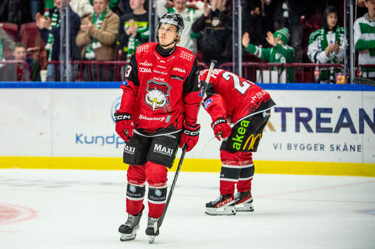 Malmö Redhawks Albert Sjöberg deppar