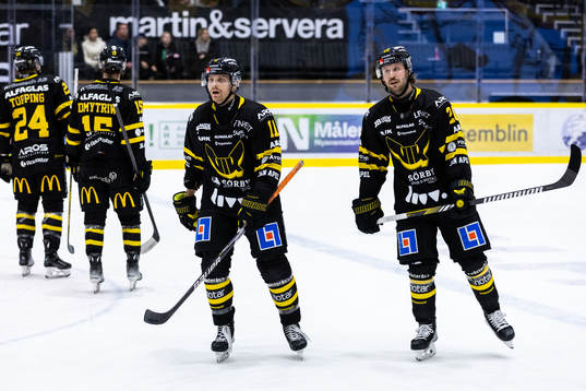 Västerås Trevor Mingoia och Erik Flood deppar