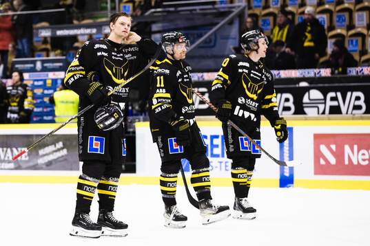 Västerås Adam Hofbauer och Trevor Mingoia deppar