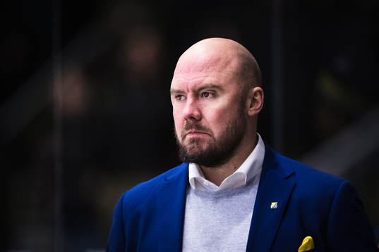 Södertäljes assisterande tränare Nicklas Grossman