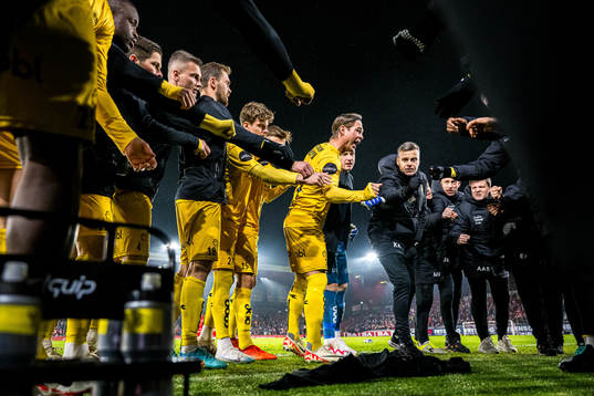 Patrick Berg and Kjetil Knutsen, head coach of Bodø/Glimt