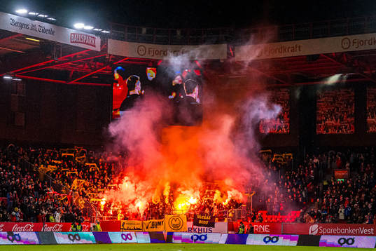 Spectators in the stands