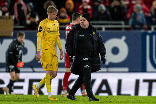 Albert Grønbæk of Bodø/Glimt looks dejected