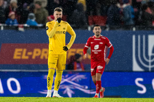 Odin Bjørtuft of Bodø/Glimt looks dejected