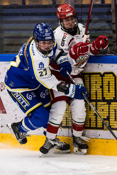 Leksands Shay Maloney och Modos Emma Seitz